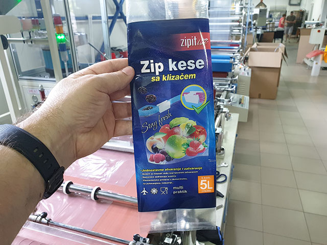 Izgled Zip kese sa klizačem